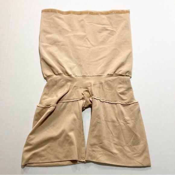 Assets by Spanx High Waist Shaper Short Tan/Nude, Size XL (10126R) - Picture 6 of 7